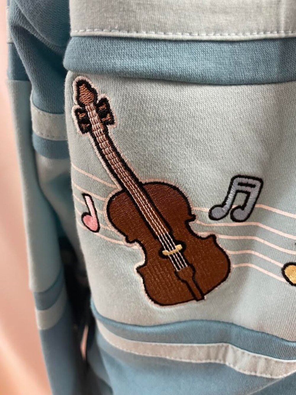 Disney The Aristocats Piano Quarter Zip Women's Crewneck - Picture 8 of 11